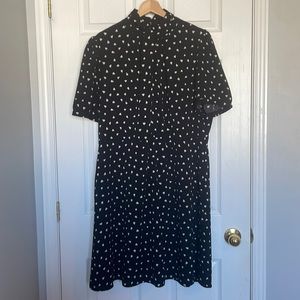 Molly Bracken knotted neck heart print dress
